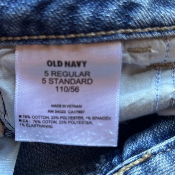 Old Navy 5 Regular Girls Pull On Denim - Picture 4 of 4